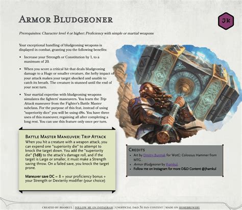 bludgeoner|bludgeoner feat 5e.